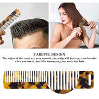 Peine de resina, el más vendido, utilizado para desenredar suavemente el cabello, distribuir los aceites naturales del cuero cabelludo y reducir la electricidad estática y el encrespamiento.