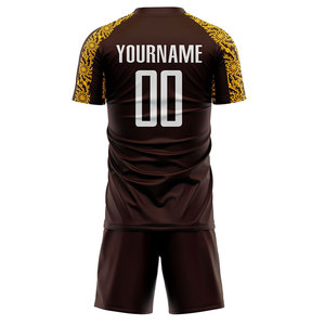 ชุดเสื้อเจอร์ซีย์และกางเกงขาสั้น ชุดฟุตบอล พิมพ์ลายด้วยความร้อน ขายดีออนไลน์ ชุดฟุตบอลแฟชั่น พิมพ์ลายสวยงาม - Product Image 2