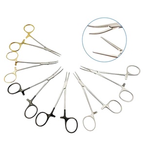 Pinzas Hemostáticas Médicas de Acero Inoxidable Kelly Rectas de 5.5 Pulgadas con Pinzas Quirúrgicas Multicolores Arcoíris - Product Image 3