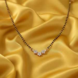 Hallmark Silver Suman Gold Plated Mangalsutra-Cultural Collectible Jewelry - Product Image 2