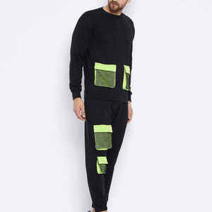 <b>Men</b> <b>Track</b> Suit Full Sleeve Zipper Pocket <b>Jacket</b> Pants Set Casual Sportswear Regular Fit Breathable Gym Fitness Training - Product Image 3