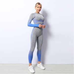 Nouveaux Leggings de Fitness Femme Respirants Sans Coutures Taille Mi-Haute pour Yoga, Décontractés d'Été en Satin Longueur Genou avec Logo Uni - Product Image 2