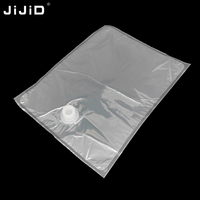 Sac d'emballage liquide JIJID transparent de qualité alimentaire BIB avec bouchon, étanche pour jus, huile, bière, eau minérale