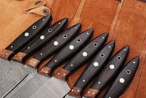 Latest Cooking <b>Knife</b> Set Durable Damascus Steel Blades High Quality <b>Kitchen</b> Tasks Chef <b>Knife</b> Set Available At Wholesale Rate - Product Image 2