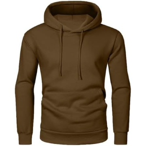 Custom Logo Oversize Blank Fleece Hoodies String Embroidery 500g Heavy Weight Street Wear Plain Men's Hoodies - Product Image 2