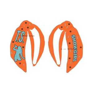 Swiftie Custom Beadwork Top Knot Hairbands for Women Cute Concert Accessory Crystal Album Show Girl Fashionable Accessory - Product Image 1