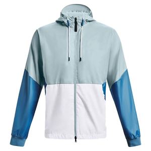 Custom Men's Lightweight Waterproof Windbreaker Jacket Hooded Color <b>Block</b> Outdoor Sportswear Casual Running Windproof Coat - Product Image 2