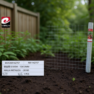 Grillage métallique 0,5x5m - 13x13mm - Référence 26160 - Produit de clôture de jardin - Product Image 3