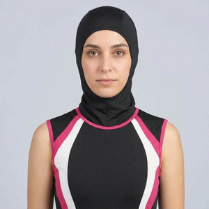 Ensemble Burkini Modeste 2 Pièces Athlétique d'Été Personnalisé pour Femme – Leggings Musulmans Respirants et à Séchage Rapide pour le Fitness - Product Image 4
