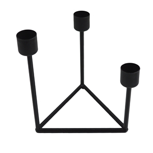 Black <b>Candle</b> <b>Stick</b> Holder With Attractive Painted Finishing Design Four <b>Candle</b> Stand Home Villa Dinner and Wedding Design - Product Image 3