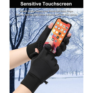 Winter Motorcyclist <b>Gloves</b> for <b>Men</b> Cycling Warm Fleece Skiing Bicycle Waterproof Thermal <b>Gloves</b> Gym <b>Touch</b> <b>Screen</b> Anti-slip - Product Image 5