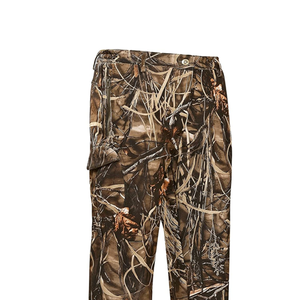 Winter Unisex Rib Stop Outdoor Waterproof Windproof Breathable Polyester Print Hunting Hiking Multi-Pocket Worker Pants - Product Image 3