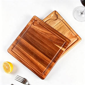 Las tablas de cortar de madera más populares y novedosas del año 2026 son superficies versátiles que son aptas para cuchillos y se utilizan para preparar y servir alimentos. - Product Image 3
