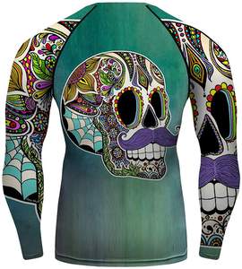 Maillot de compression anti-bactérien à séchage rapide en Spandex/Polyester pour homme, avec logo personnalisé, impression numérique, idéal pour la natation - En promotion - Product Image 5