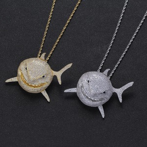 Unique Design Street Style Silver Moissanite Hip Hop Pendant <b>Rapper</b> Bling Fashion Jewelry Available At Factory Direct Price - Product Image 5