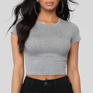 Private Label Women Crop <b>Tops</b> Women Stretch Knit Crop <b>Top</b> Boutique Fashion Manufacturing for USA Buyers - Product Image 3