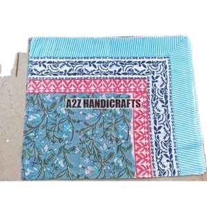 2024โสร่งชายหาดสำหรับผู้หญิงผ้าคอตตอนพิมพ์ลายดอกไม้สีเขียวลายดอกไม้อินเดียพิมพ์ด้วยมือมีสไตล์ล่าสุด - Product Image 4