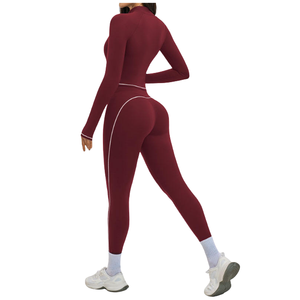 Ensemble de yoga 3 pièces personnalisé pour femme : soutien-gorge ajustable, legging taille haute push-up, respirant, séchage rapide, coupe ajustée, extensible et actif - Product Image 6
