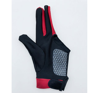 Gants de billard à trois doigts, accessoire de sport, tissu à glisse fluide, fermeture réglable pour le snooker – Approvisionnement direct usine - Product Image 5
