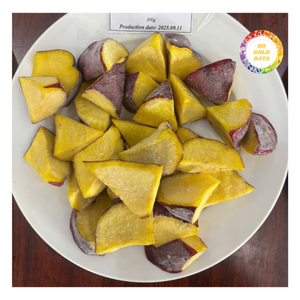 Trozos de batata congelados, ingrediente vegetal de congelación rápida para restaurantes, catering, fábricas de alimentos, envasado a granel. - Product Image 2