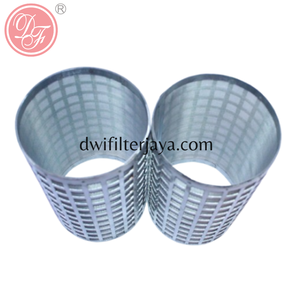 Tube filtrant en maille cylindrique en acier inoxydable, filtre en maille tissée, tube filtrant rond en maille tissée - Product Image 5