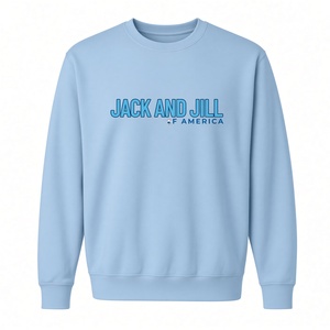 เสื้อสเวตเชิ้ตแจ็คแอนด์จิลแบบยูนิเซ็กส์ ทรงลำลอง คอกลม แขนยาว พิมพ์ลายโลโก้ด้านหน้า เหมาะสำหรับการสังสรรค์ในครอบครัว - Product Image 1