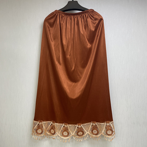 Jupes courtes en satin et soie de haute qualité et élégantes pour femmes africaines et jeunes filles, jupe à taille haute élastique en dentelle - Product Image 3
