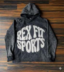 Sweat-shirt à capuche pour homme Rex Fit Sports, en coton French Terry, coupe ample, style streetwear décontracté, pour l'automne - Product Image 6