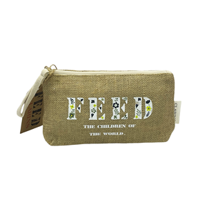 Bolsa Organizadora de Maquillaje Ecológica de Yute, Bolsa de Almacenamiento de Cosméticos de Arpillera Natural - Product Image 3