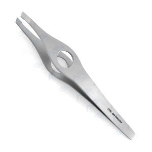 Pinzas de depilación faciales de acero inoxidable personalizadas, planas y inclinadas, para hombres y mujeres, pinzas profesionales de precisión doradas para cejas - Product Image 1