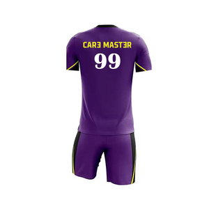 ชุดฟุตบอลทีมชายแบบใหม่ล่าสุดของ OEM คุณภาพสูง ชุดฝึกซ้อมฟุตบอล ชุดยูนิฟอร์มฟุตบอลแบบซับลิเมชั่น - Product Image 3