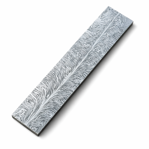Barra de acero de Damasco hecha a mano, disponible en todos los patrones: Ladder, Twist, Raindrop, Feather, para la fabricación de cuchillos, cuchillos de exterior. - Product Image 2
