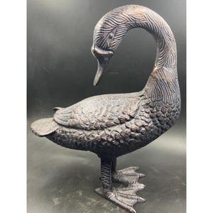 Adorno de Pato de Bronce en Oferta, Figura de Pato de Hierro Fundido Hecha a Mano, Decoración para Jardín, Césped y Patio - Product Image 1