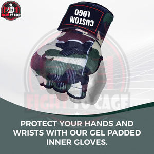 สายรัดข้อมือปรับได้ทุกขนาด สีตัดกัน สำหรับฟิตเนส เพาะกาย ทนทาน ใช้งานหนัก ใส่สบาย พร้อมแผ่นเจลรองมือสำหรับชกมวย - Product Image 5