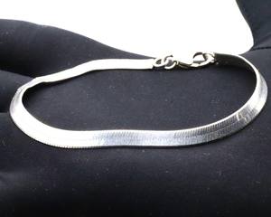 Bracelet Serpent en Argent Sterling 925, 6,50 Grammes |   Bracelet en argent massif en forme de serpent pour femmes et hommes |   Bijoux fins en gros - Product Image 1