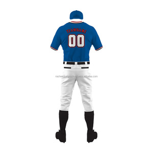 Diseña tus propias camisetas de béisbol con estampado 3D de alta calidad personalizadas para hombre, ropa de calle por sublimación, uniformes de béisbol - Product Image 6