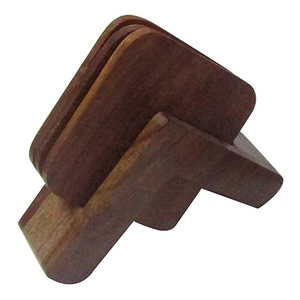 <b>Square</b> Insulated Wood Coaster for Drinks Coffee <b>Table</b> Mats Reusable Drink Pads <b>Table</b> Coaster - Product Image 2