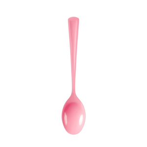 Cuillère ovale rose de haute qualité en plastique jetable, matériau PP, pour usage alimentaire, couverts légers - Product Image 2