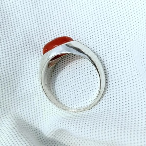 Bague de promesse en argent sterling 925 avec ambre baltique naturel fait main, taille ovale, bijou bohème en pierre précieuse, magnifique cadeau pour femme - Product Image 6