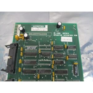 Carte de circuit imprimé d'interface opérateur Matrix 1000-0042 REV - Équipements et pièces semi-conductrices d'occasion fiables à l'échelle mondiale - Product Image 1