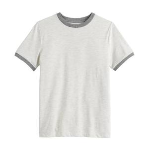Camiseta Deportiva Personalizada Ville para Hombre, Roja, Manga Corta, Cuello Redondo, Transpirable, Sólida, Casual, con Ribete en Contraste, Poliéster/Algodón, 220g - Product Image 2