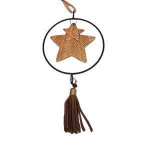 Hierro decorativo Metal decoración del hogar colgante Ángel verde Mena Color diseño de lujo para la decoración de Navidad - Product Image 3