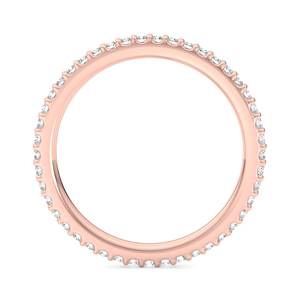 Anillo de oro rosa, oro blanco y oro amarillo de primera calidad, certificado por IGI, con diamante de corte brillante redondo, joyería fina, anillo de compromiso. - Product Image 2