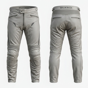 Pantalones de Motocicleta de Cuero Genuino de Una Pieza para Hombre y Mujer, Medidas Personalizadas, Equipo de Carreras - Product Image 4