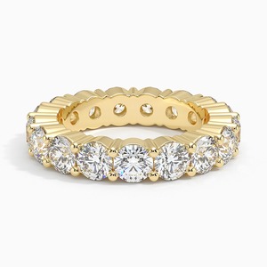 แหวนเพชรแล็บโกรว์ RATAN JEWELS หรูหรา ทอง 14K 18K แหวนเพชรผู้หญิง ทรงกลมเจียระไนแบบบริลเลียนท์ ได้รับการรับรองจาก IGI - Product Image 1