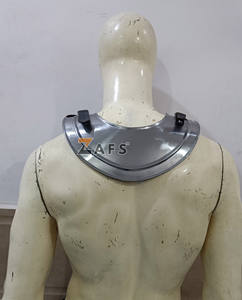 Armadura Medieval de Gorget y Pauldron de Acero Suave para Cuello y Hombros de Caballero, para Disfraces de Recreación Histórica - Product Image 3