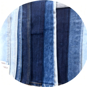 Shorts Bermuda en Denim Uni pour Homme, Taille Élastique, Cordon de Serrage Décontracté, Taille Mi-Haute, 100% Coton Tricoté, Respirant, Écologique, Séchage Rapide - Product Image 4