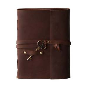 Cuaderno de Cuero Genuino ALBORZ, Precio de Fábrica, 7x5, Estilo Antiguo, con Lápiz, Hojas de Papel de Algodón, para Regalo - Product Image 1