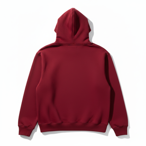 OEM Manufacturer Custom Puff Print Hoodie 500GSM Heavyweight Unisex Oversized Boxy Fit Logo Thick Fleece Pullover Sweatshirt - Product Image 3