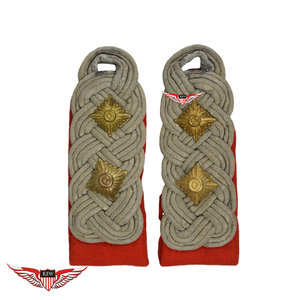 KEW Customizable Grey <b>Braided</b> Shoulder Board Red Back With Luxury Four Stars Epaulettes Eco-Friendly Vintage <b>Accessory</b> - Product Image 1